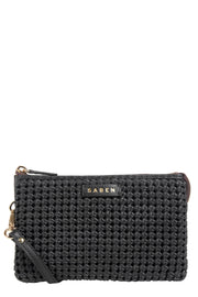 Tilly Crossbody Bag - Black Fine Braid