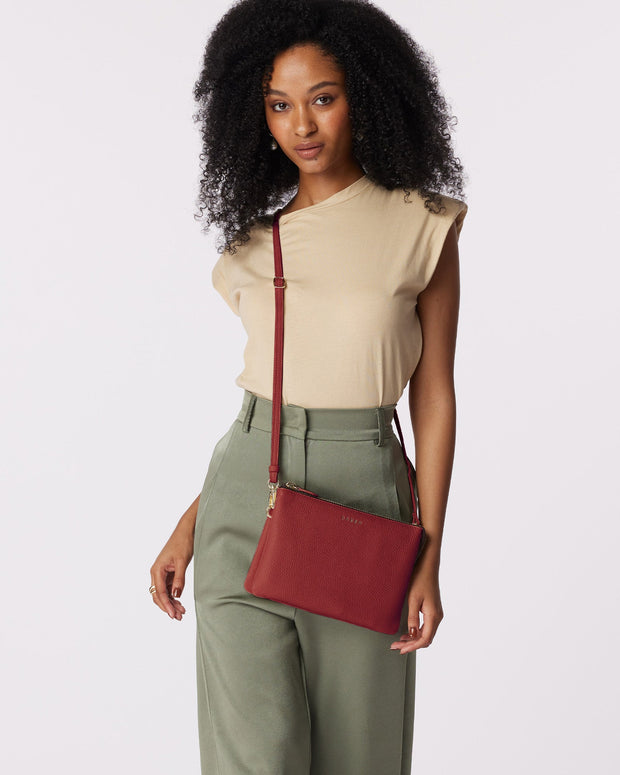 Tilly's Big Sis Crossbody Bag - Cherry