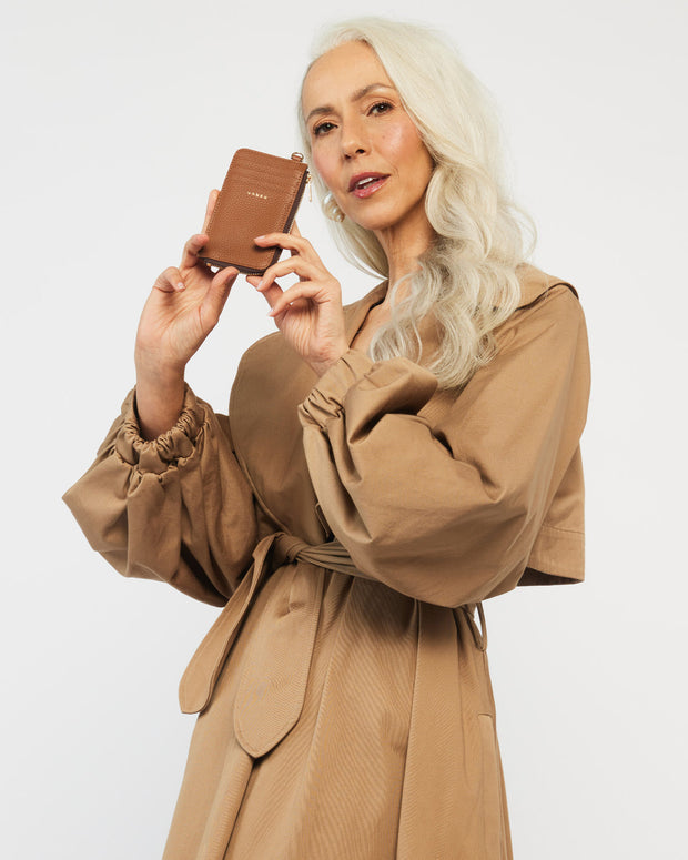 Winona Cardholder- Tan