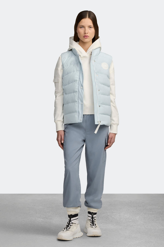 Vest Canada Goose Europe Online Store Womens Freestyle Vest White