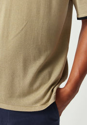 Mens Arman SS Polo Aloe/Black 100200Vn