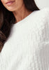 Womens Belle Knit Tee Cloud 100356