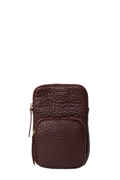 Nikko Pocket Phone Sling - Merlot Bubble