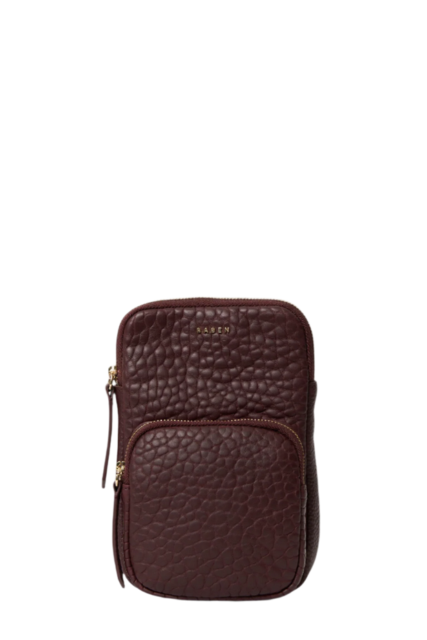 Nikko Pocket Phone Sling - Merlot Bubble