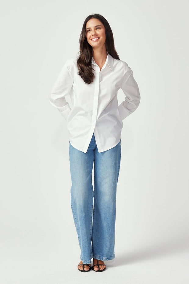 Womens Frankie Shirt Blanc 600141B