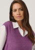 Womens Andi Vest Lilac 100382