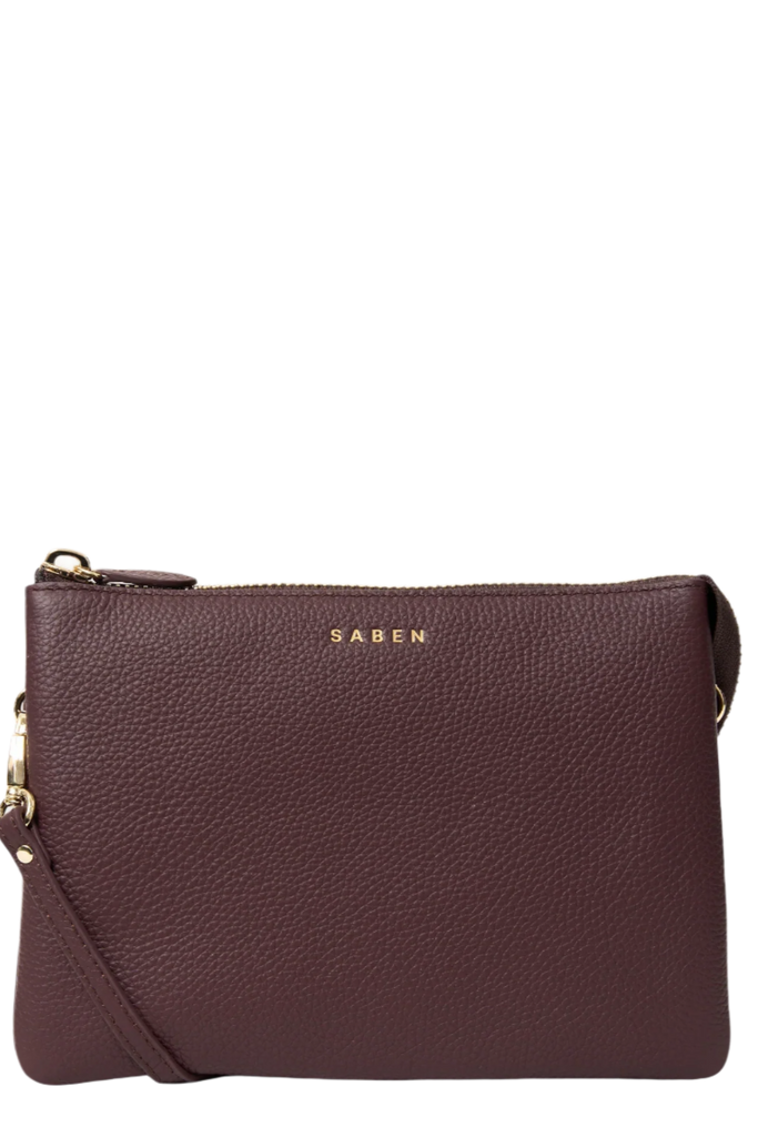 Tilly's Big Sis Crossbody-Merlot