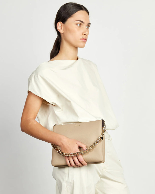 Matilda Crossbody Bag - Tea+Chunky Chain