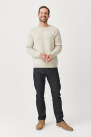 Mens Marren Crew Sweater-Beech Fleck-100336