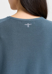 Womens Stitch Sweater -Bluestone-1859