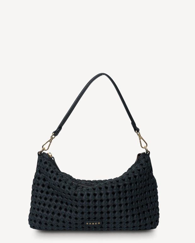 Claudia Crossbody Black Braid