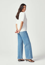 Womens Belle Knit Tee Cloud 100356