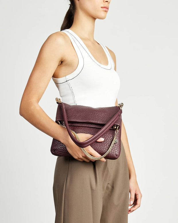 Daria Shoulder Bag-Merlot Bubble