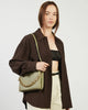 Matilda Crossbody Chunky Chain Eucalyptus