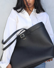 Saben Tia Shoulder Bag Black + Bronze