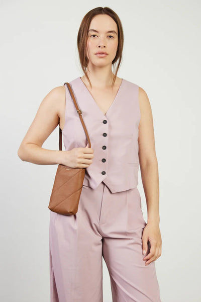 Maggie Crossbody Tan Bias