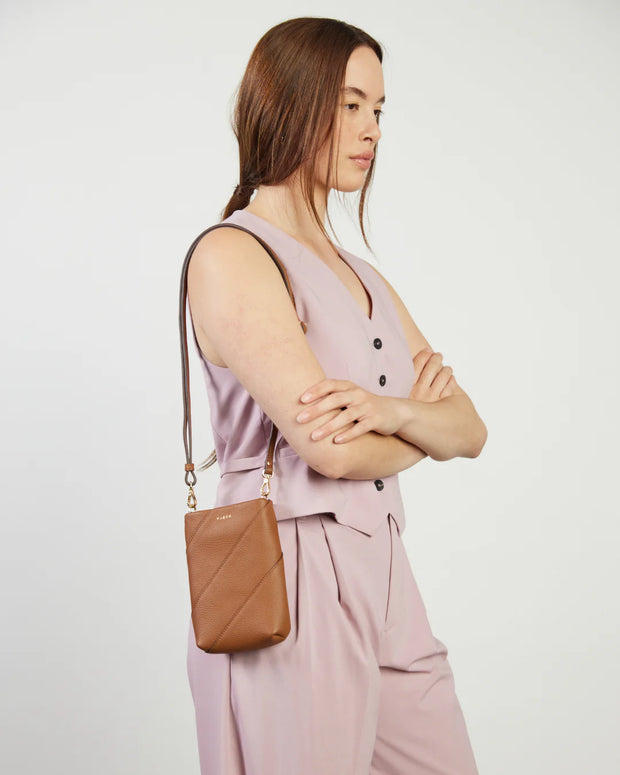 Maggie Crossbody Tan Bias