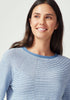 Womens Saki Stripe Sweater Cloud/Lakeside 100366