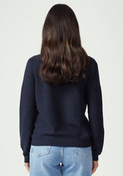 Womens Stitch Sweater  Dark Navy 1859