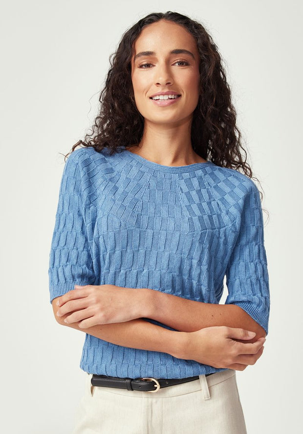 Womens Belle Knit Tee Lakeside 100356
