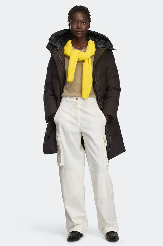 Womens Louise Parka Tonal Disc Optic Arabica 1720WB