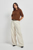 Womens June Knit Tee Gingerbread 100313