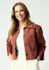 Womens Anna Jacket  Rust 600196