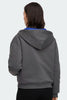 Women Fuse Reversible Hoodie Anchor Grey/Azurite Blue  1507W