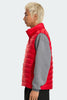 Mens Stratus Vest Tonal Label Carmine Red 2490MT