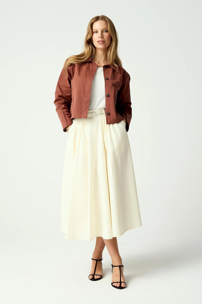 Womens Anna Jacket  Rust 600196