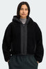 Womens Alberni Fleece Bomber Black/Black 7068W