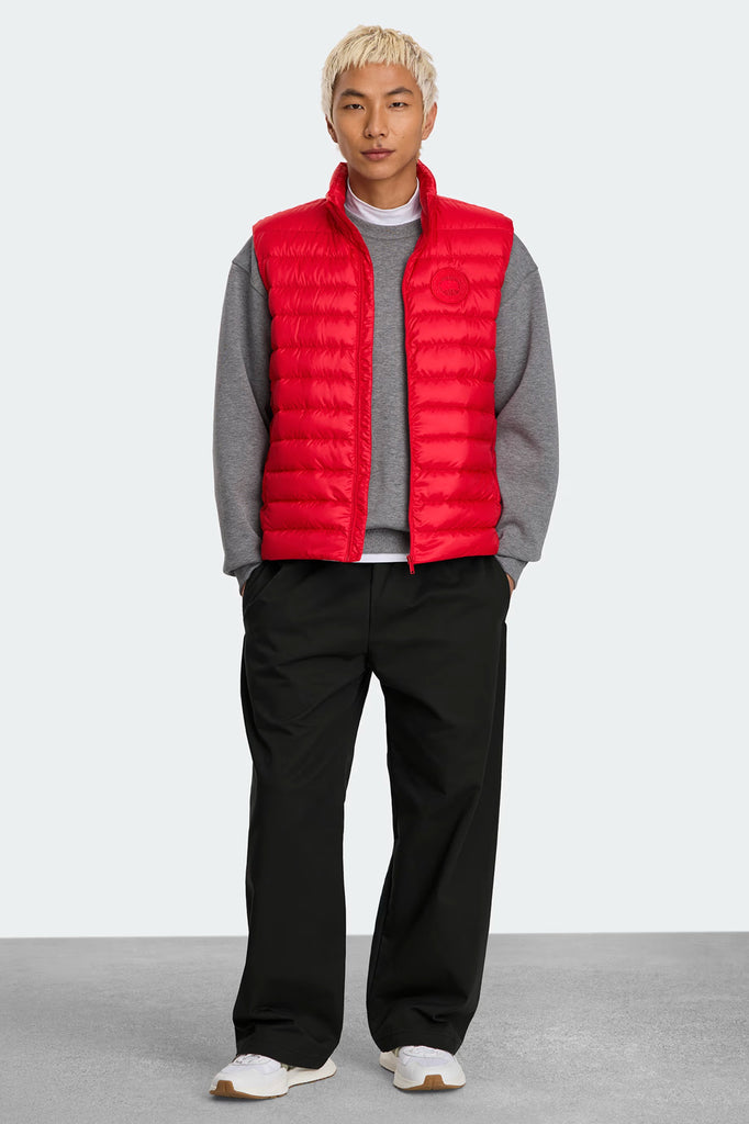Mens Stratus Vest Tonal Label Carmine Red 2490MT