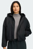 Womens Alberni Fleece Bomber Black/Black 7068W