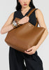 Carter Tote  Tan + Tan Chain Print