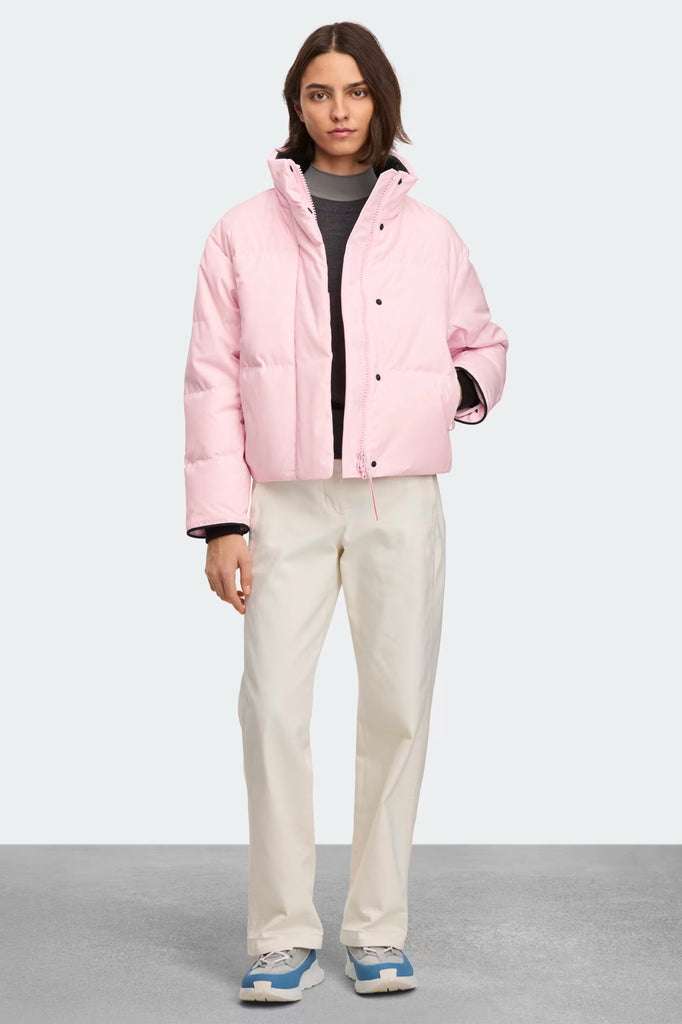 Womens Grandview Cropped Jacket Tonal Disc Bloom Pink  2266WT