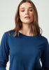 Womens Essential Crew Deep Lake 6874