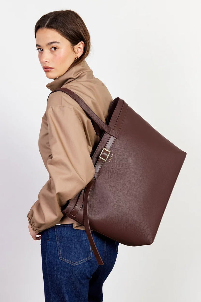 Saben Tia Shoulder Bag Espresso + Bronze
