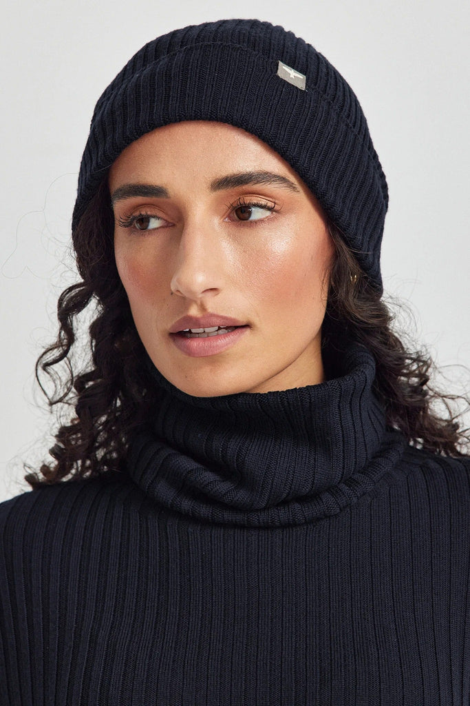 Unisex Forest Beanie Deep Blue  0623