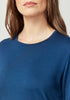 Womens Essential Crew Deep Lake 6874
