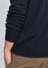 Mens Miles Crew Sweater Deep Blue/Noirberry  100184