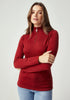 Womens Mountainsilk Half Zip Bordeaux 6742