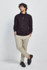 Mens Estuary Half Zip Chocolate/Slate 1500