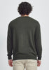 Mens Miles Crew Sweater Deep Forest/Ecru 100184