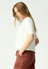 Womens Maelyn Tee White Linen 100466
