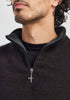 Mens Estuary Half Zip Chocolate/Slate 1500