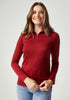 Womens Mountainsilk Half Zip Bordeaux 6742