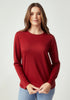 Womens Essential Crew Bordeaux 6874