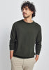 Mens Miles Crew Sweater Deep Forest/Ecru 100184