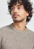 Mens Carson Sweater Totara/Ecru 100404