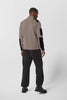 Mens Stormont ¼ Zip Sweater Black Label Limestone 7013MB